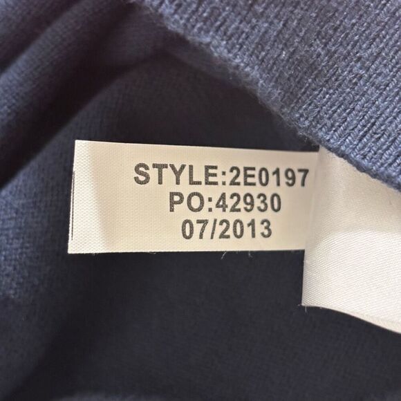 Vineyard Vines Cashmere Blend Color Block Whale Sweater Size M - Picture 6 of 11